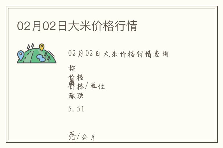 02月02日大米價格行情