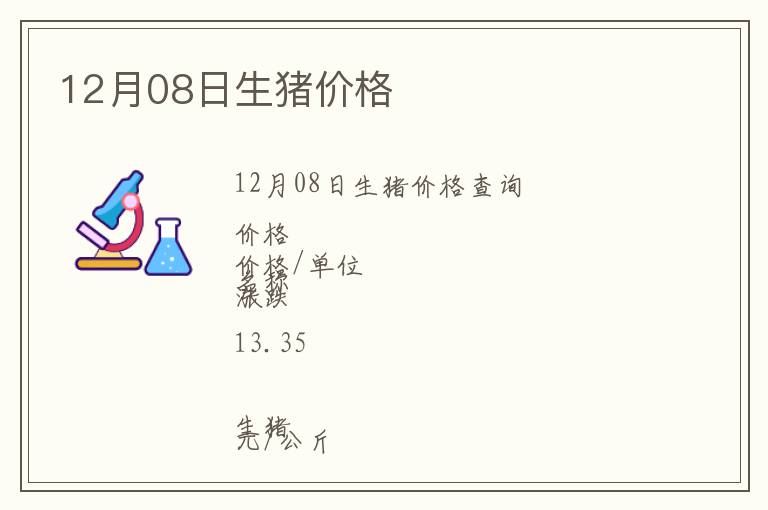 12月08日生豬價(jià)格